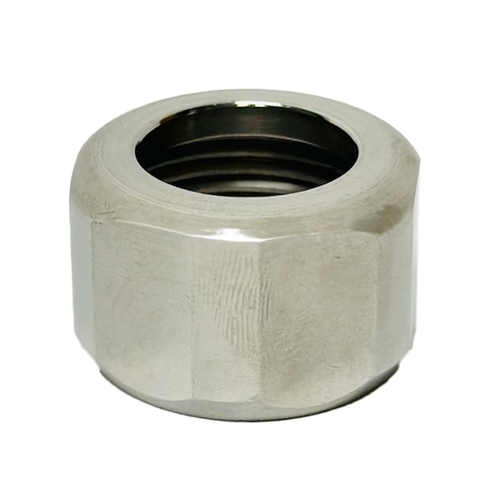 Fisher 73540 Polished Stainless Steel 1/2" Connector Nut