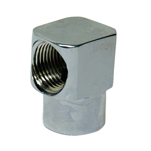 Fisher 73708 Chrome-Plated Brass 3/8" Female Elbow