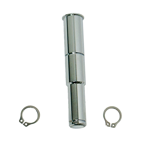 Fisher 73857 Chrome-Plated Single Short Axle w/ (2) Snap Rings