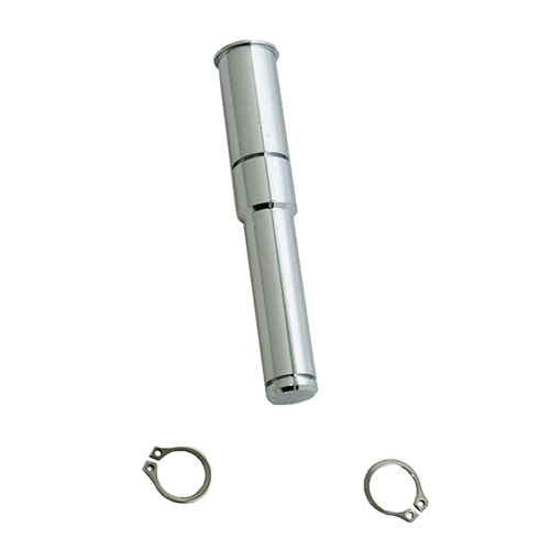 Fisher 74652 Chrome-Plated Single Long Axle w/ (2) Snap Rings