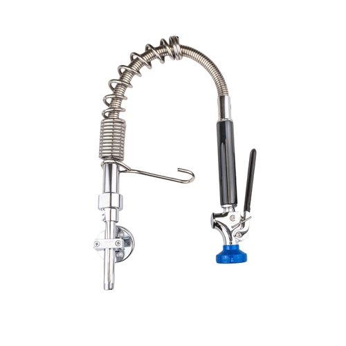 Fisher 75600 Low-Profile Spring Pre-Rinse Unit w/ 4" Riser & 15" Hose