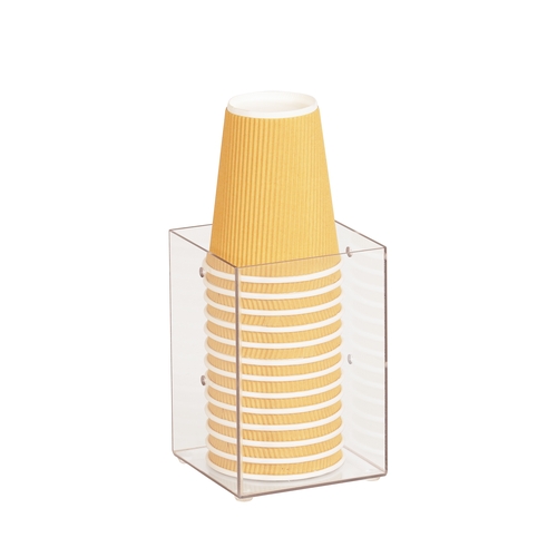 Cal-Mil 787-12 Classic 4.25" x 4.25" x 6"H Clear Straw Holder - 4 Each