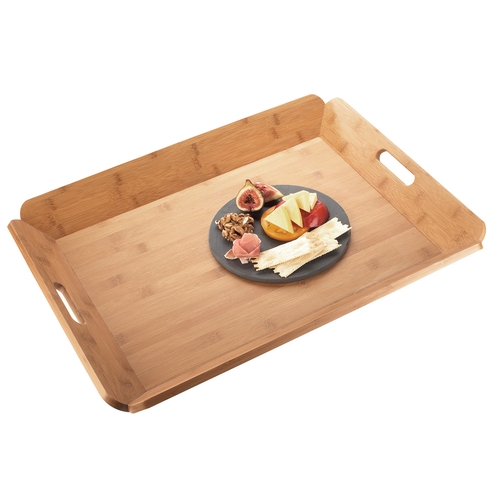 Cal-Mil 958-1-60 Bamboo 22.5" x 17" x 1.5"H Natural Room Service Tray