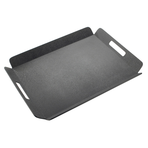 Cal-Mil 958-2-13 Classic 16" x 13" x 1.5"H Black Plastic Room Service Tray