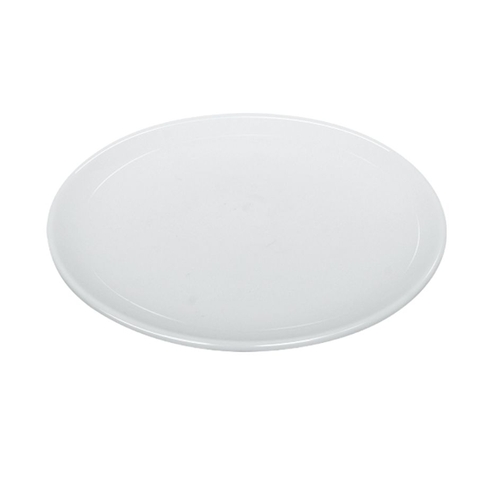 Yanco China AC-14-C Abco Super White Porcelain 14" Dia. Coupe Plate - 4 Each