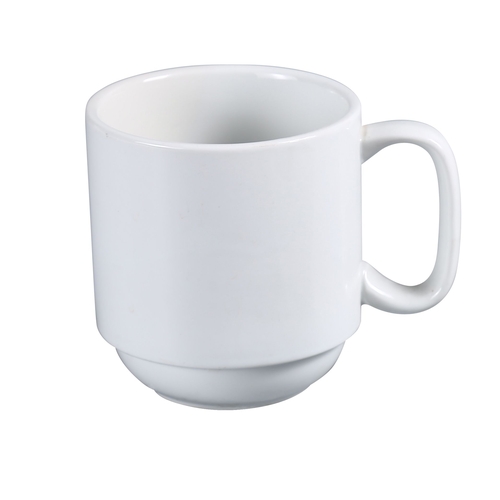 Yanco China AC-16-P Abco Super White Porcelain 16 oz. 4" dia. Prime Mug - 3 Doz