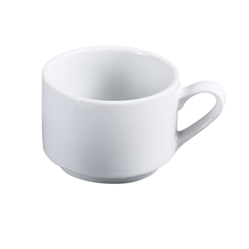 Yanco China AC-23 Abco Super White Porcelain 7 oz. 3.25" dia. Cup - 3 Doz