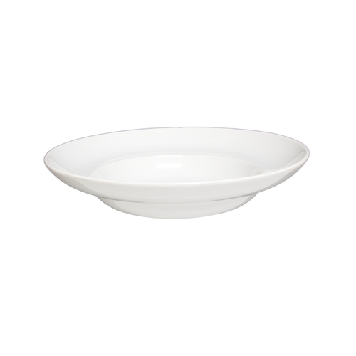 Yanco China AC-310 Abco Super White Porcelain 18 oz. Mediterranean Pasta Bowl
