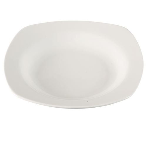 Yanco China AC-511 Abco Super White Porcelain 26 oz. Square Pasta Bowl - 1 Doz