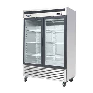 Atosa MCF8703ES 47.1 cu ft Double Section Freezer Merchandiser
