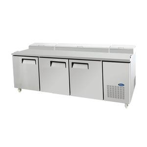 Atosa MPF8203GR 93" Triple Section Refrigerated Pizza Prep Table