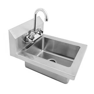 Atosa MRS-HS-14(W) MixRite 14" Stainless Steel Wall Mounted Hand Sink
