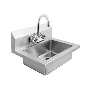 Atosa MRS-HS-18(W) MixRite 18" Stainless Steel Wall Mounted Hand Sink