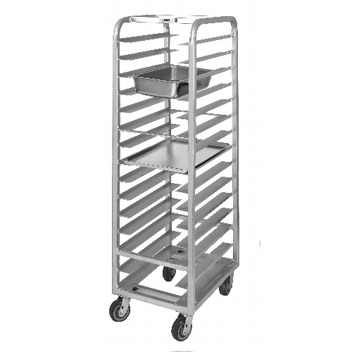 Channel Manufacturing AXD-UTR-15 21" x 26" Heavy-Duty Aluminum Food Pan Rack w/ 4" Spacing