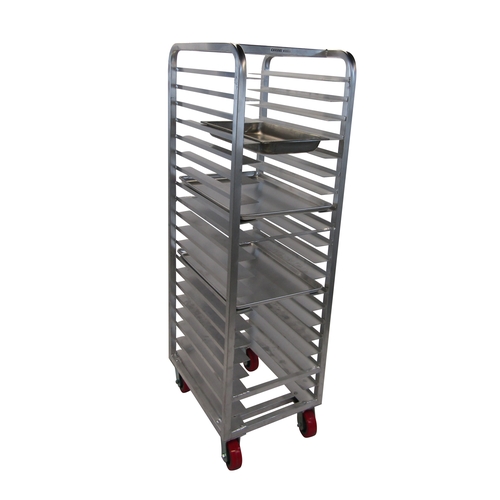 Channel Manufacturing AXD-UTR-20 21" x 26" Heavy-Duty Aluminum Food Pan Rack w/ 3" Spacing