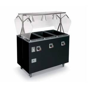 Vollrath T397692 Affordable Portable 46" (3) Well Hot Food Station Deluxe