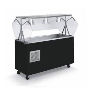 Vollrath R39734 Affordable Portable 46" (3) Well Cold Cafeteria Station