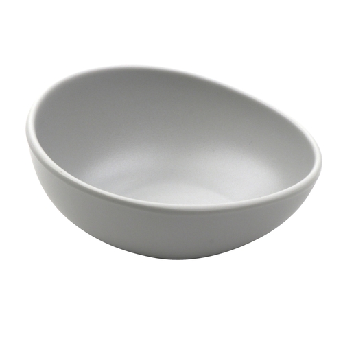 GET B-1000-LG Riverstone Light Gray Melamine 10 oz. Bouillon Bowl - 2 Doz