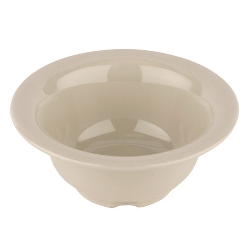 GET B-105-DI Diamond Ivory Melamine 10 oz. Narrow Rim Bowl - 4 Doz
