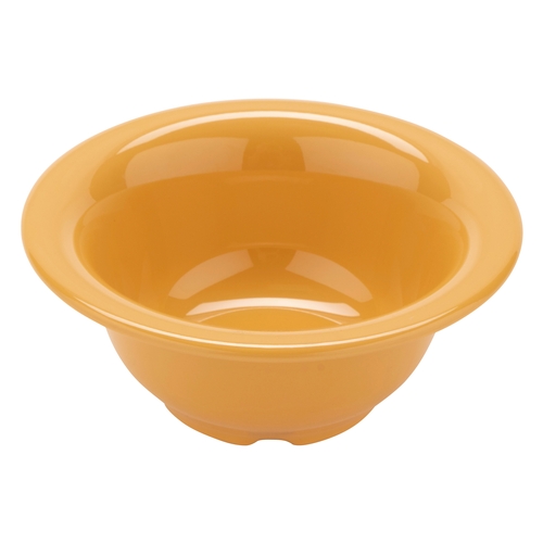 GET B-105-TY Diamond Tropical Yellow Melamine 10 oz. Mardi Gras Bowl