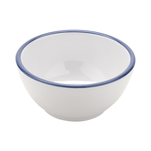 GET B-140-W/CB Settlement Bistro White Melamine 14 oz. Bowl - 2 Doz