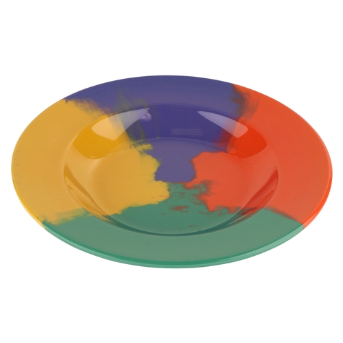 GET B-1611-CE Diamond Celebration Melamine 16 oz. Wide Rim Bowl - 1 Doz