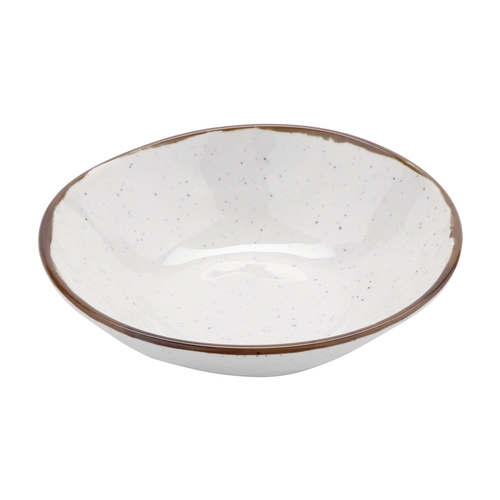 GET B-18-RM Rustic Mill Brown Melamine 16 oz. 7" dia. Irregular Bowl