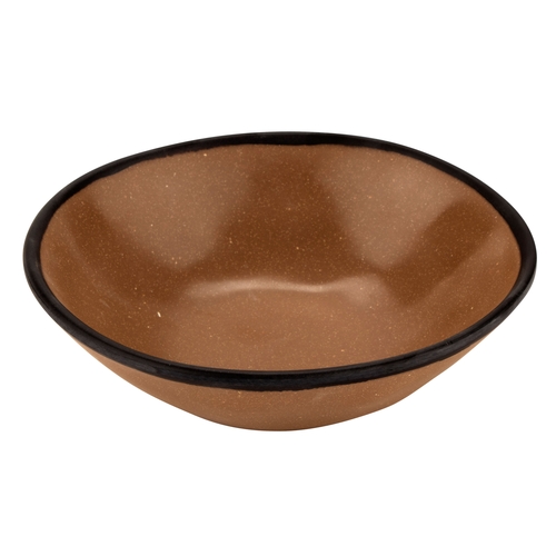 GET B-180-TP Pottery Market Speckled Taupe Melamine 16 oz. Soup Bowl