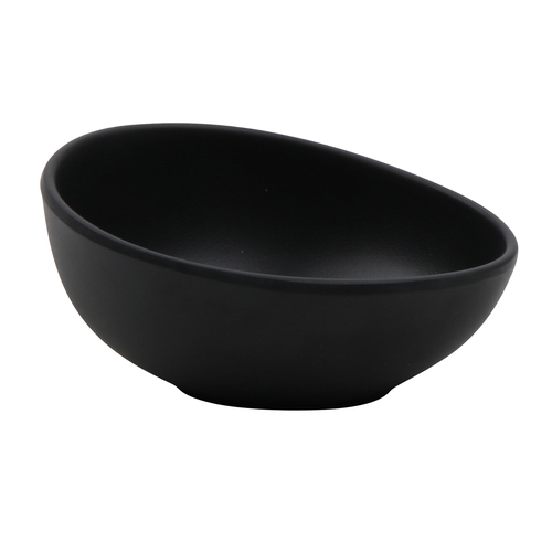 GET B-2000-DG Riverstone Dark Gray Melamine 15.5 oz. Salad Bowl - 1 Doz