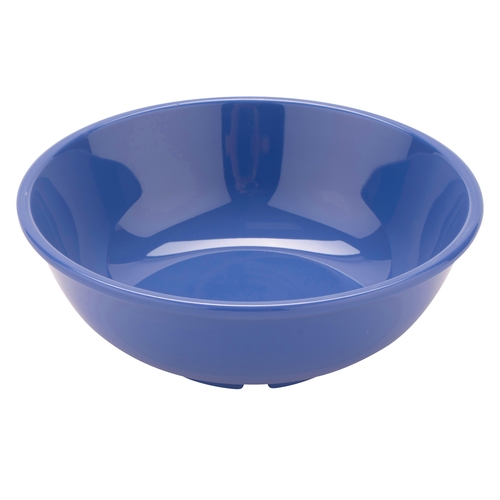 GET B-24-PB Diamond Peacock Blue Melamine 24 oz. Mardi Gras Bowl - 1 Doz