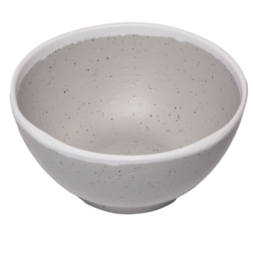 GET B-299-DVG Pottery Market Dove Gray Melamine 10 oz. Soup Bowl - 2 Doz