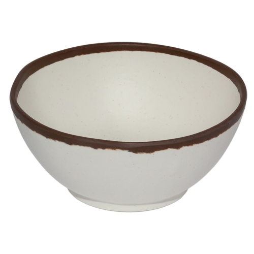 GET B-302-CRM Pottery Market Cream Melamine 20 oz. Salad Bowl - 1 Doz