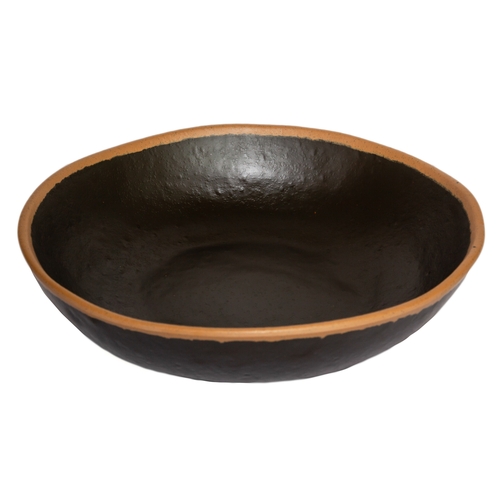GET B-310-BR Pottery Market Brown Melamine 1.5 qt. Pasta Bowl - 1 Doz