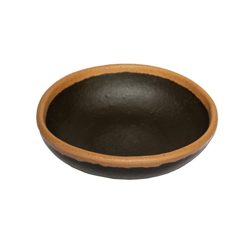 GET B-35-BR Pottery Market Brown Melamine 2.5 oz. Sauce Dish - 4 Doz