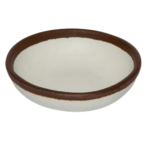 GET B-35-CRM Pottery Market Cream Melamine 2.5 oz. Sauce Dish - 4 Doz
