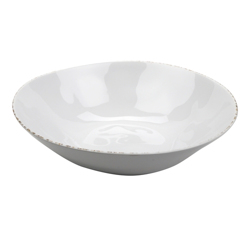 GET B-353-UM Urban Mill Cream Melamine 11 qt. Irregular Bowl - 3 Each