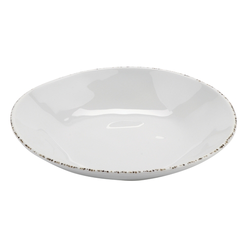 GET B-42-UM Urban Mill Cream Melamine 1.3 qt. Irregular Bowl - 1 Doz