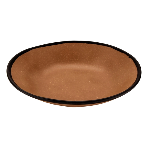 GET B-420-TP Pottery Market Speckled Taupe Melamine 1.3 qt. Soup Bowl