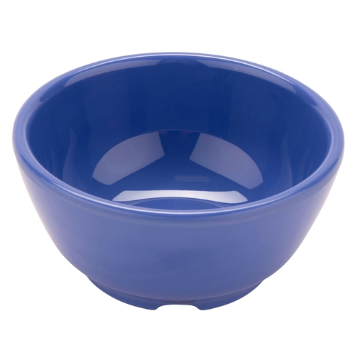 GET B-45-PB Diamond Peacock Blue Melamine 10 oz. Mardi Gras Bowl - 2 Doz