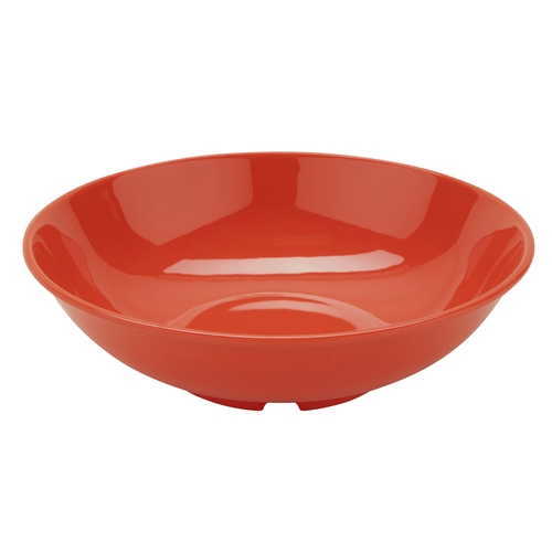 GET B-48-RO Diamond Rio Orange Melamine 1.9 qt. 9.75" dia. Bowl - 1 Doz