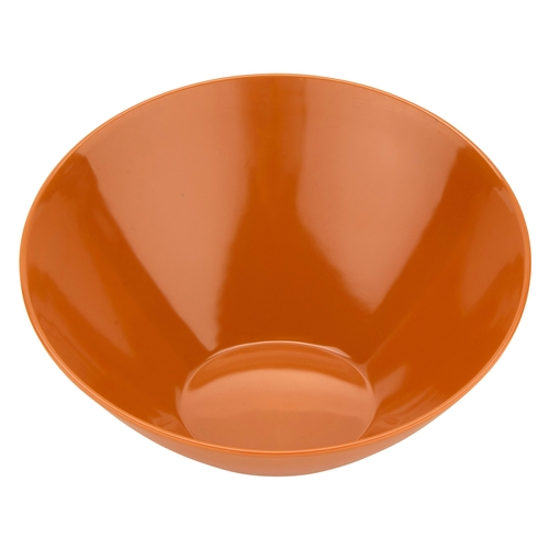 GET B-789-PK Diamond Harvest Pumpkin Melamine 1.1 qt. Cascading Bowl