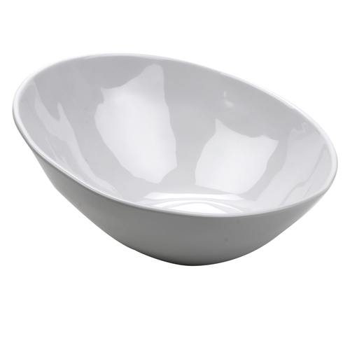 GET B-792-AM-W Arctic Mill White Melamine 24 oz. Entrée Bowl - 1 Doz