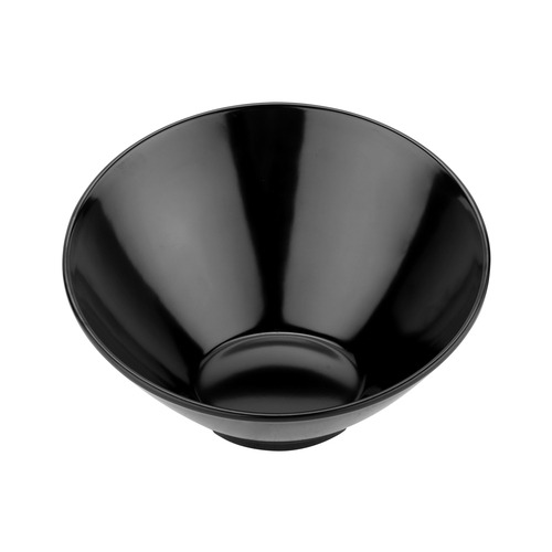 GET B-792-BK San Michele Black Melamine 24 oz. Cascading Bowl - 6 Each