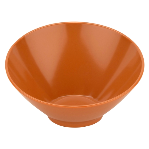 GET B-792-PK Diamond Harvest Pumpkin Melamine 24 oz. Cascading Bowl