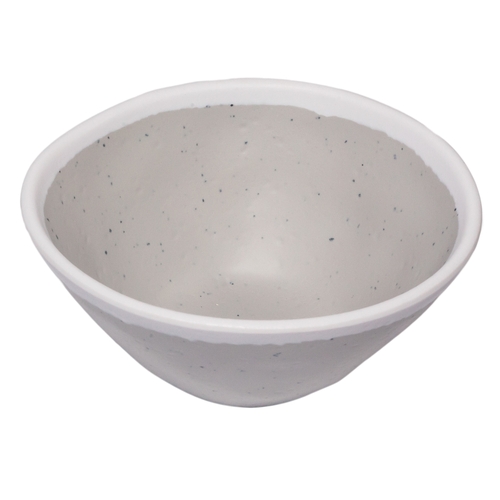GET B-81-DVG Pottery Market Dove Gray Melamine 8 oz. Side Dish - 2 Doz