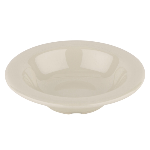GET B-86-DI Diamond Ivory Melamine 8 oz. Narrow Rim Bowl - 4 Doz