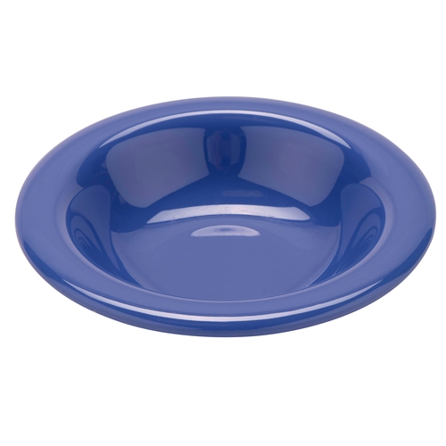 GET B-86-PB Diamond Peacock Blue Melamine 8 oz. Mardi Gras Bowl - 4 Doz