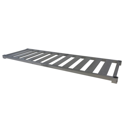 Channel Manufacturing BA2060 60"x 20" Aluminum Adjustable T-Bar Shelf w/ 2 Cross Supports