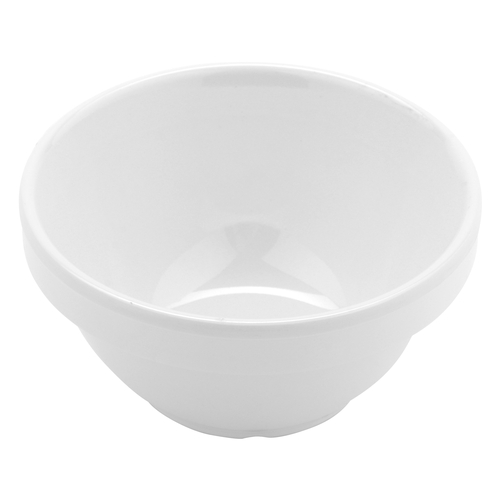 GET BC-170-DW Diamond White Melamine 8 oz. 4.5" dia. Bouillon Cup - 4 Doz