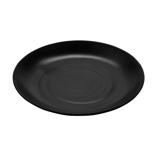 GET BF-10-BK Nara Black Melamine 10" dia. Plate - 1 Doz